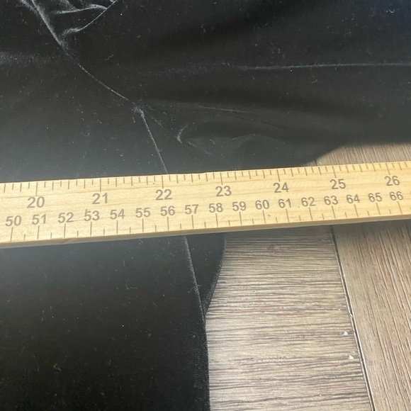 Tahari Black Velvet Blazer Jacket Long Sleeve Size 18 - Picture 5 of 6